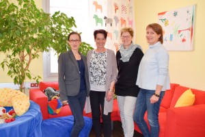 Sonja Ledl-Rossmann im Kinderhospiz Netz