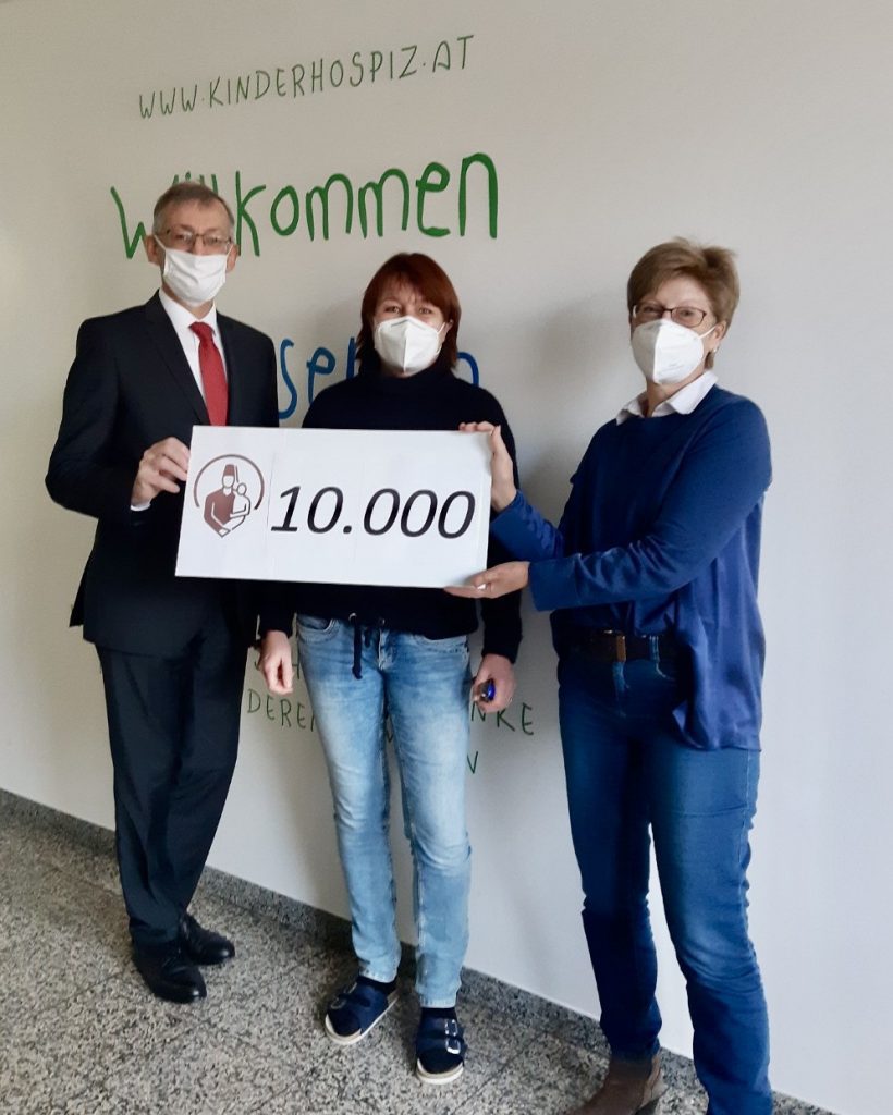 10.000 EUR für das Kinderhospiz Netz