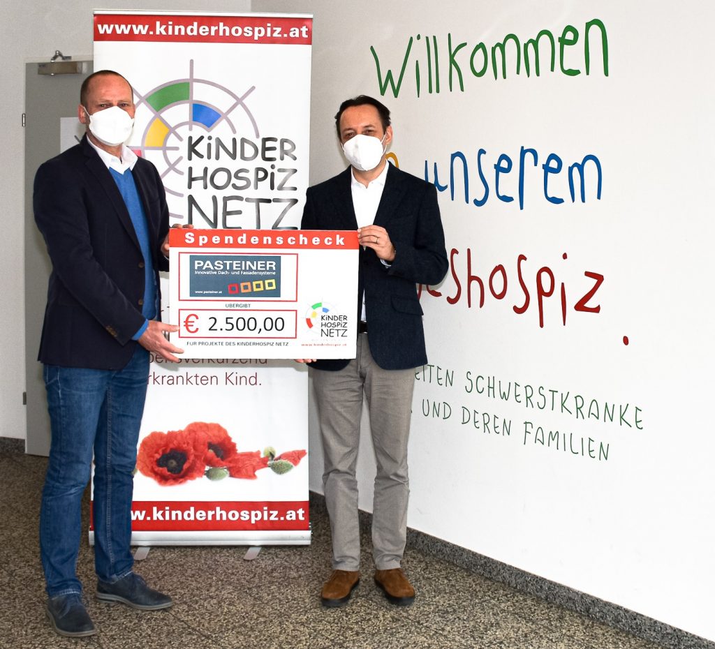 Pasteiner unterstützt das Kinderhospiz Netz